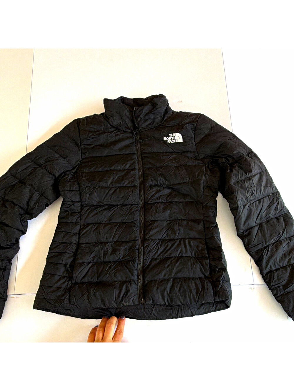 The North Face Women’s Black Solid Down Puffer Full Zip Jacket Long Sleeve S